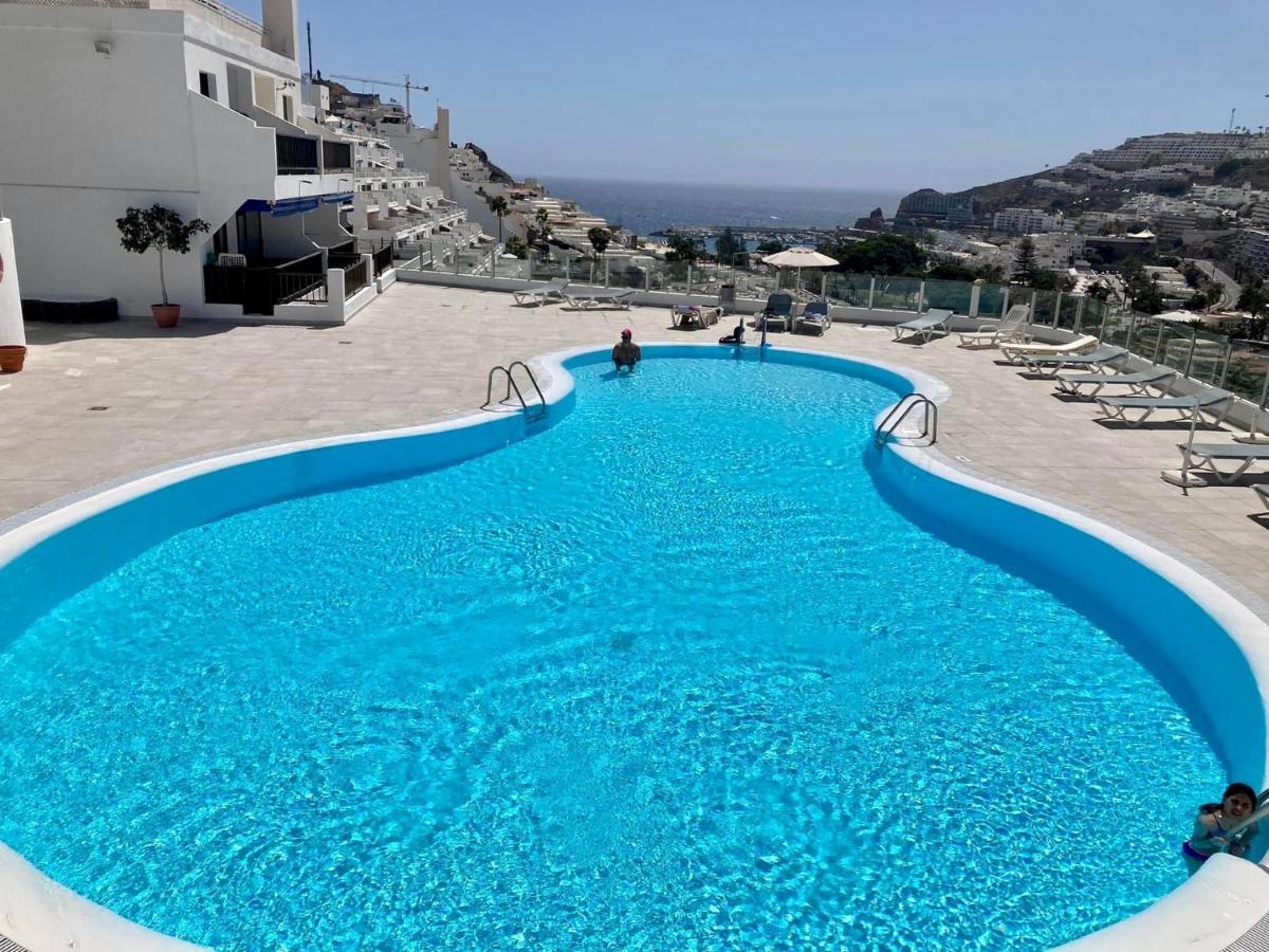 Lovely Apartment Seaview In Puerto Rico With Heated Swimming Pool, Free Wi-Fi And Free Private Parking Exteriör bild
