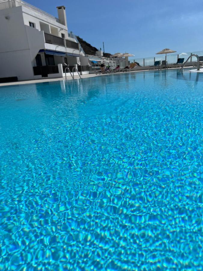 Lovely Apartment Seaview In Puerto Rico With Heated Swimming Pool, Free Wi-Fi And Free Private Parking Exteriör bild
